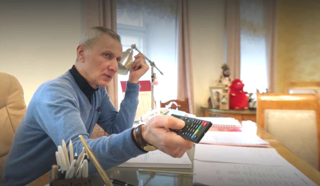 Makhar Vaziev dans son bureau du Bolchoï, Moscou